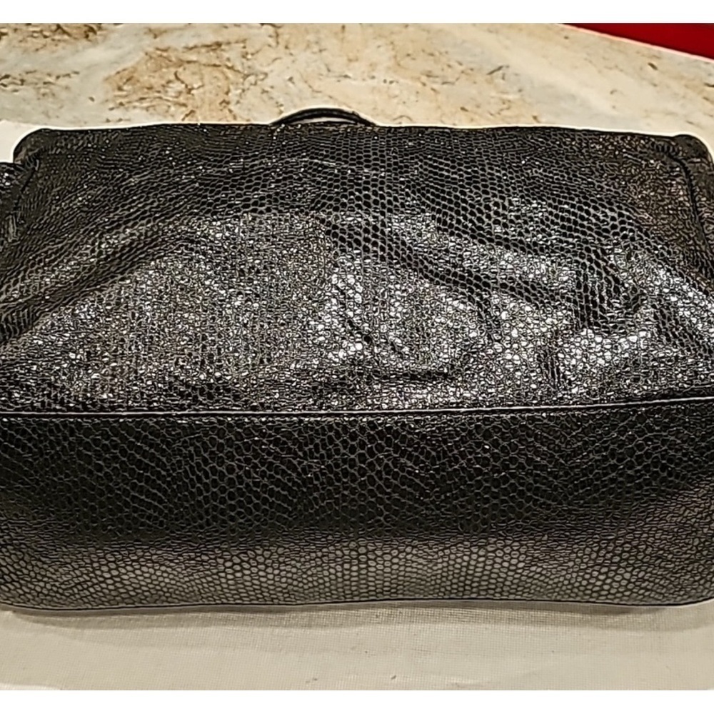 Tory Burch Marni Embossed Leather Snakeskin Tote Bag - Picture 9 of 10